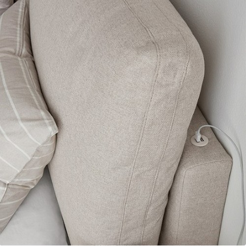 까사미아 캄포플러스 패브릭 침대 KK (매트별도)_이미지