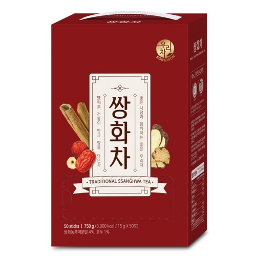 송원식품 송원 허니 쌍화차 15g 50개입 (1개)_이미지