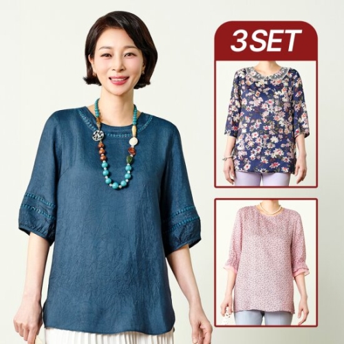 퓨리티 인견 블라우스 3종 K252BL141516