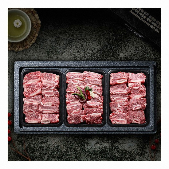 명품횡성청정한우 횡성한우 특선 찜갈비세트 3호 2.1kg (1개)