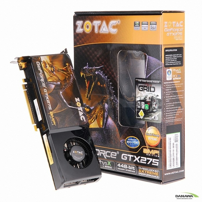 ZOTAC 지포스 GTX275 AMP Edition 896MB_이미지