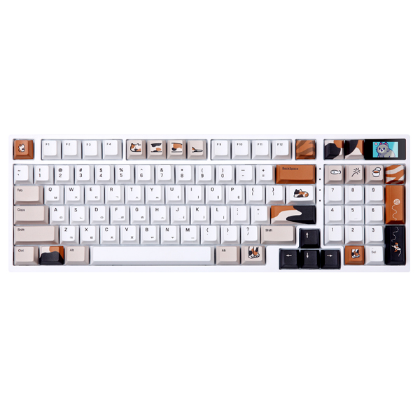 닌자96PRO 유무선 공장풀윤활 기계식 화이트