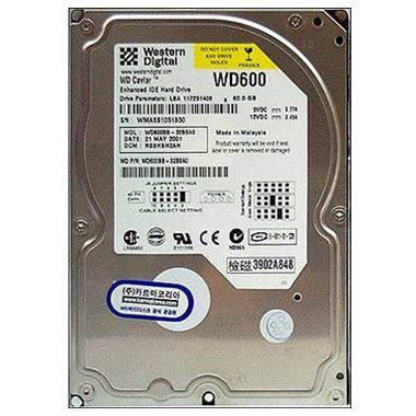Western Digital WD WD 60GB 7200rpm WD600BB 볼