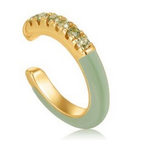 아니아하이에 세이지 그린 컬러 스톤세팅 925 실버 이어커프 E028-07G-G이미지입니다. 누르면 해당 게시물로 새창이동합니다.