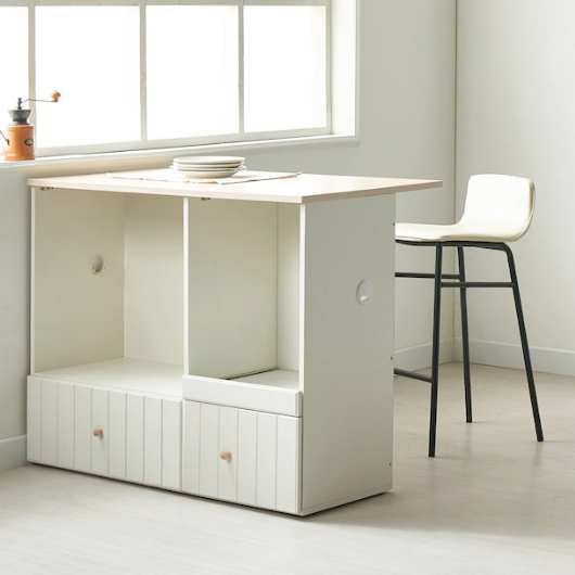 밀크 홈카페 주방 홈바 1000