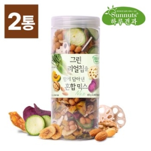 선명농수산 그린 리얼칩을 함께 담아 낸 혼합믹스 480g (2개)