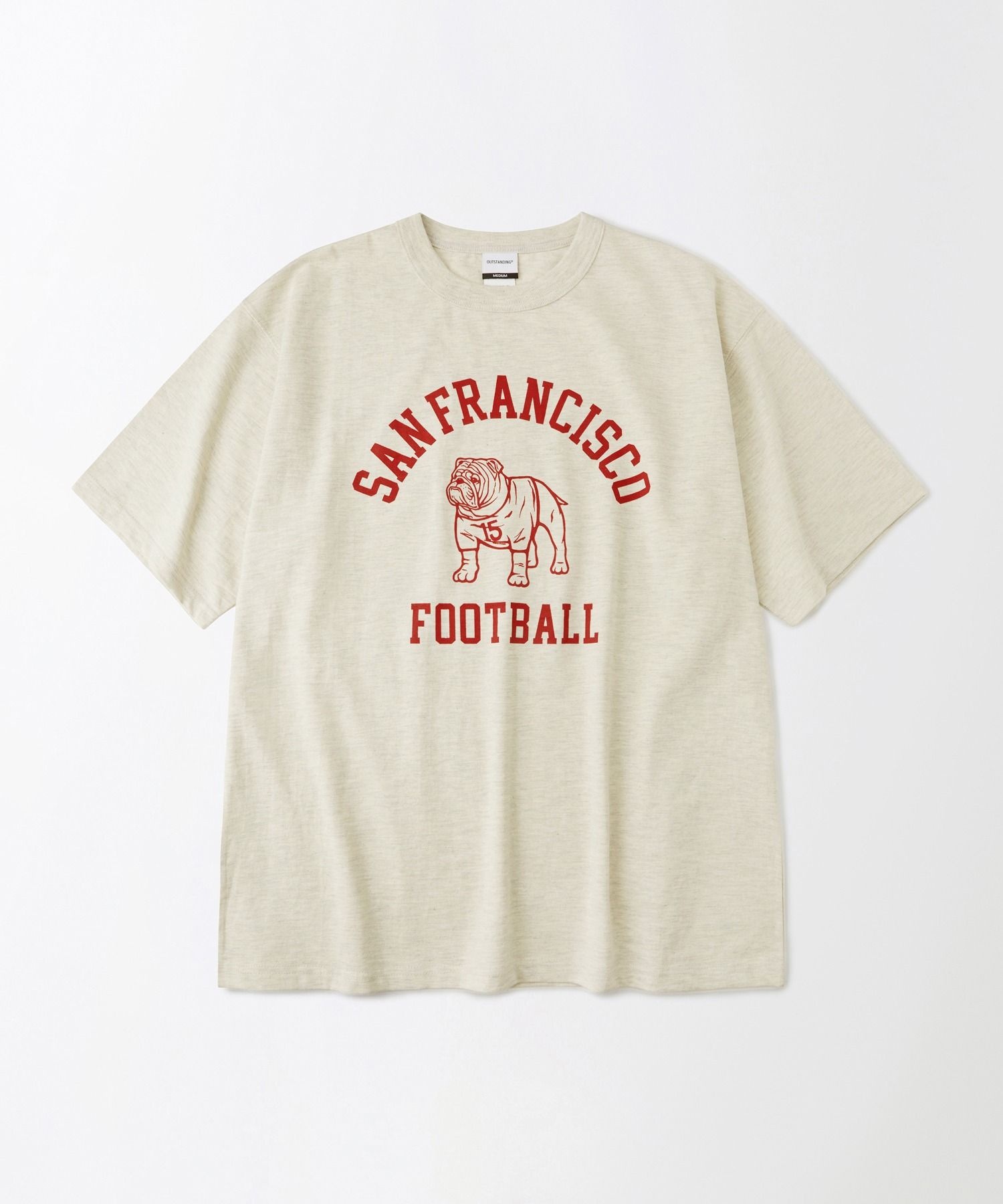  아웃스탠딩 ltgt OUTSTANDING V.S.C TEE SAN FRANCISCO _1%OATMEAL OSST021O 294325