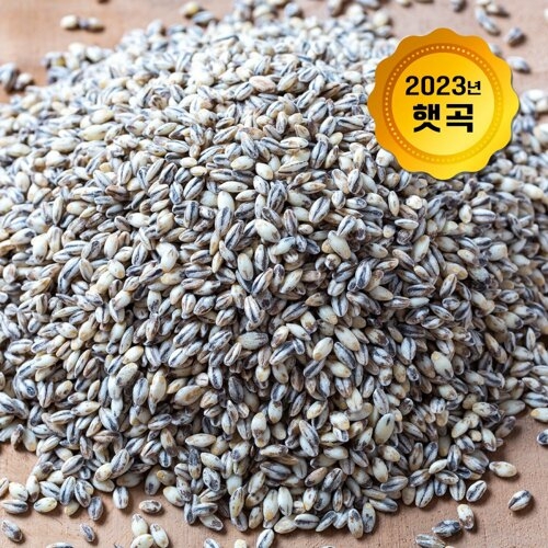 논앤밭위드 햇곡 검정보리쌀 1kg