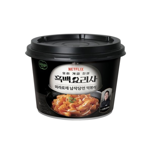 CJ제일제당 비비고 흑백요리사 술 빚는 윤주모의 납작당면 떡볶이 175g (12개)