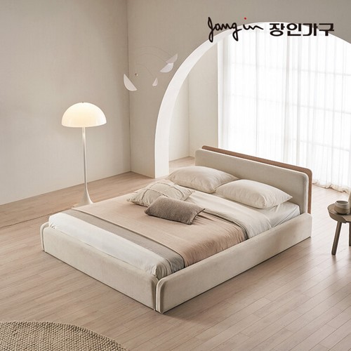 장인가구 하랑 패브릭 데이베드 LED패밀리침대 SS+SS (라텍스탑독립)_이미지