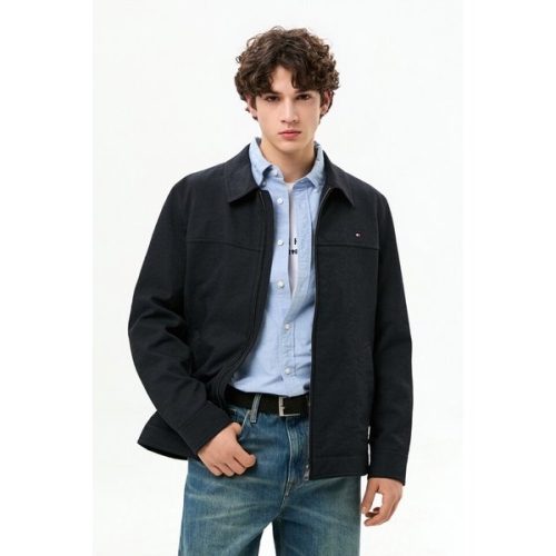 타미힐피거 남성 텍스처 트러커 자켓 재킷 점퍼 T12G0WOT790ML1DW5 194515_이미지