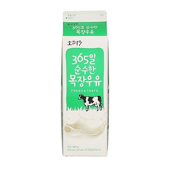 동원F&B 소와나무 365일 순수한 목장우유 900ml (1개)_이미지