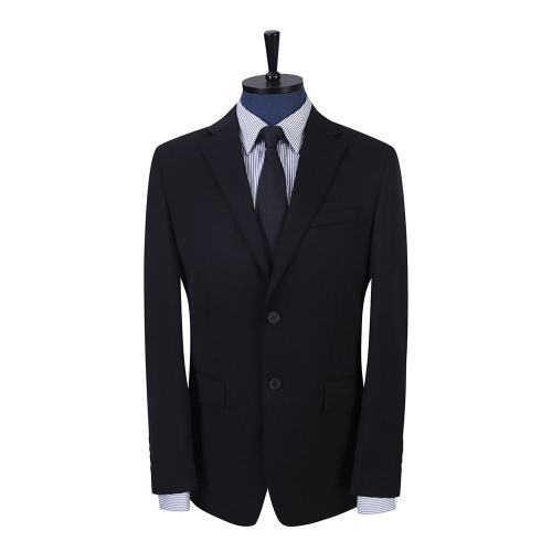지이크 울 블렌디드 솔리드 수트 자켓 블랙 PJJAH2013 H