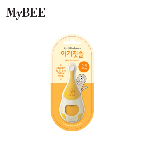 마이비 1단계 영유아칫솔 혼합 색상 1개 1개