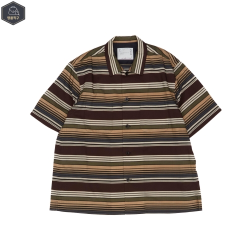 사카이 B0741915791 와이셔츠 A MANICHE CORTE A RIGHE 2603972M/615