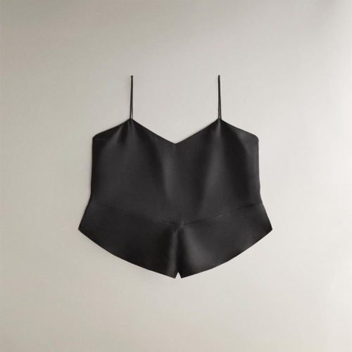 자라 실크 점프수트 다크 그레이308331_이미지