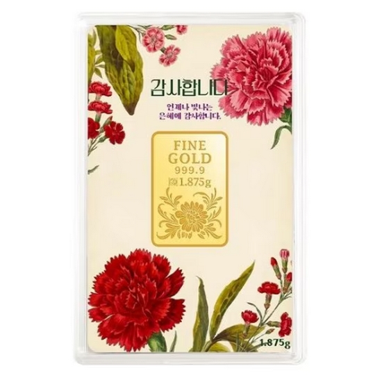 골드앤 순금 플로라 카네이션 골드바 1.875g이미지입니다. 누르면 해당 게시물로 새창이동합니다.