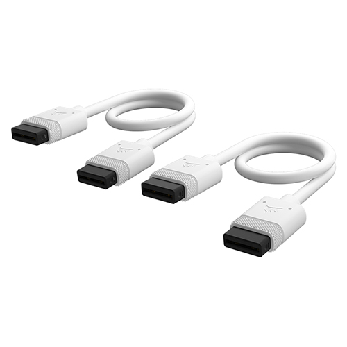 CORSAIR iCUE LINK Cable 200mm x2 WHITE_이미지