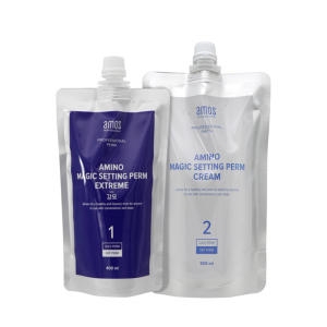 아모스프로페셔널 아미노 매직 셋팅펌 익스트림 강모 400ml+크림 500ml