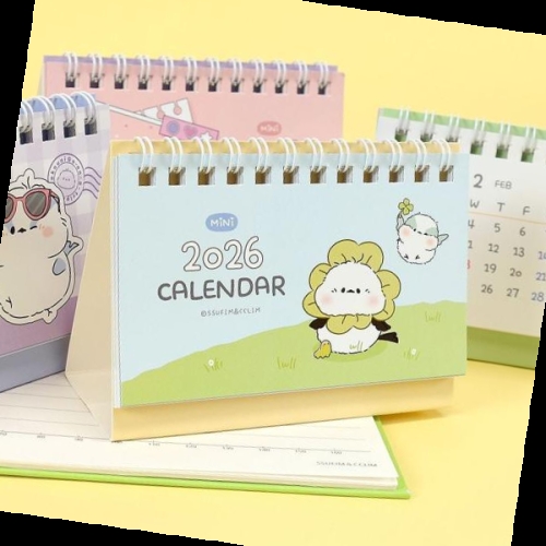 베어나인 2026 오목눈이 미니 탁상 캘린더 (40개)_이미지