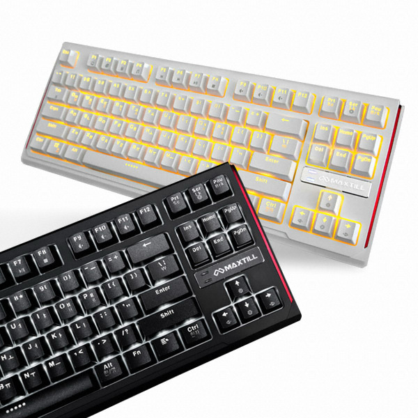 MAXTILL TRON G400K 텐키리스 기계식 키보드 (블랙, 청축)_이미지