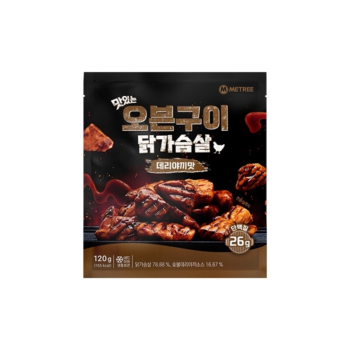 맛있는 오븐구이 닭가슴살 데리야끼 120g