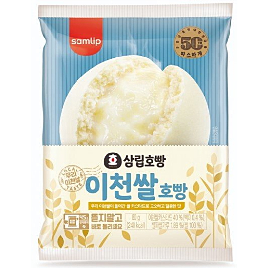 SPC삼립 삼립호빵 이천 쌀 호빵 80g (24개)_이미지