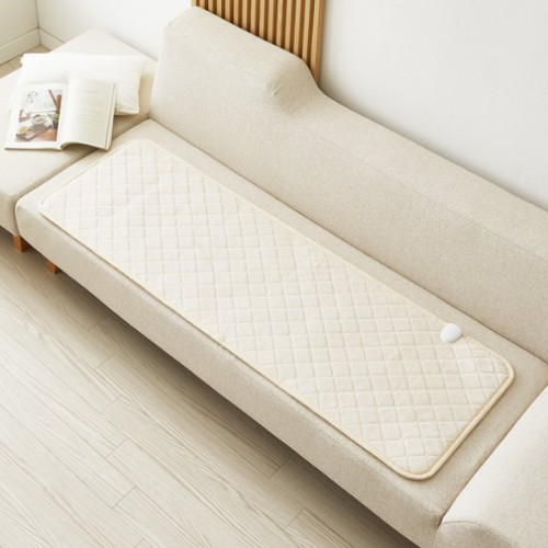 한일좋은자리 소프트 극세사 베이지 탄소매트 (초미니싱글, 50x155cm)