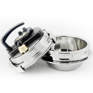 인성생활과학 솥밥대통령 가정용 골드 스텐 압력솥+인덕션 (4인용)