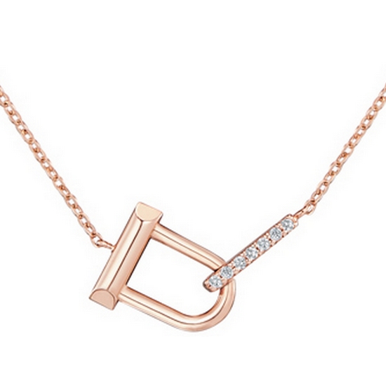 스톤헨지 U Lock 14K 목걸이 T1969