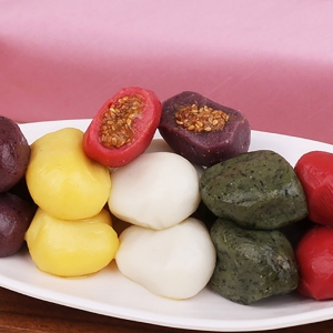 시루원 시루조아 오색 찹쌀 송편 750g (1개)