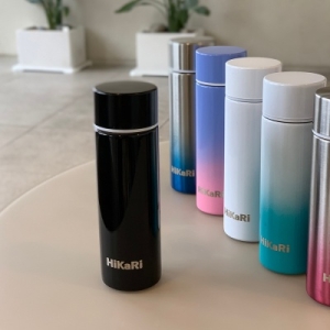 초경량 초슬림 미니 보온 보냉 보온병 150ml-블랙