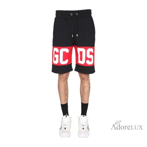 지씨디에스 GCDS 밴드 로고 숏팬츠 CC94M031004 02