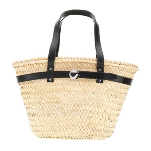 코페르니 라운드 엠벨리시먼트 우븐 토트백 COPBA96F9012 BEI_이미지