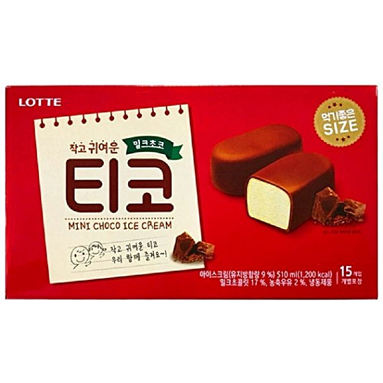 롯데제과 티코 밀크초코 510ml (3개)