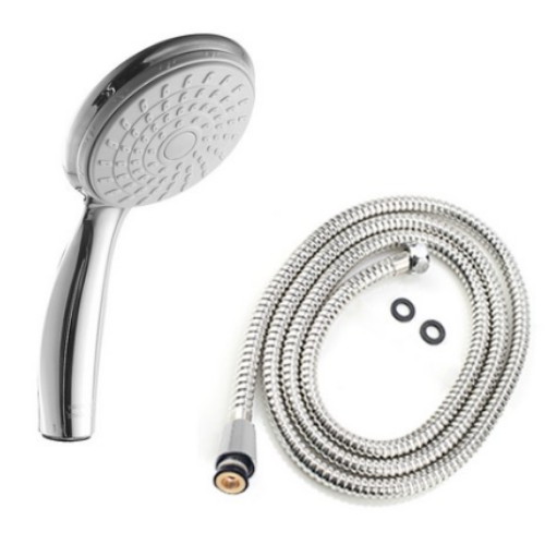 컨셉 샤워헤드 + 황동 스텐 샤워호스 1.5m