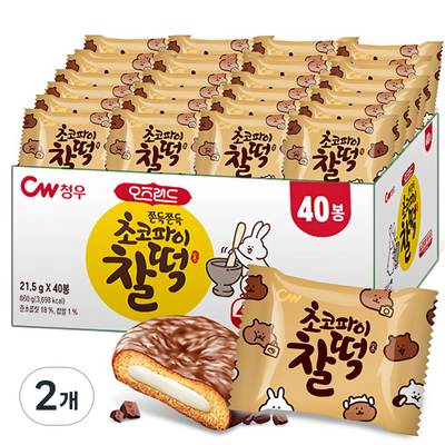 청우식품 오즈랜드 초코파이 찰떡쿠키 860g (2개)_이미지