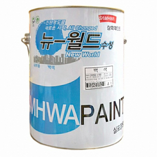 삼화페인트 뉴 월드 수성 내부용 페인트 (4L)_이미지