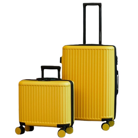 루키 확장형 캐리어 2P 세트 16+24형 (옐로우)