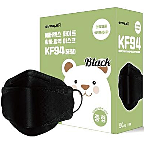 에버렉스 황사방역 마스크 KF94 중형 (50매)