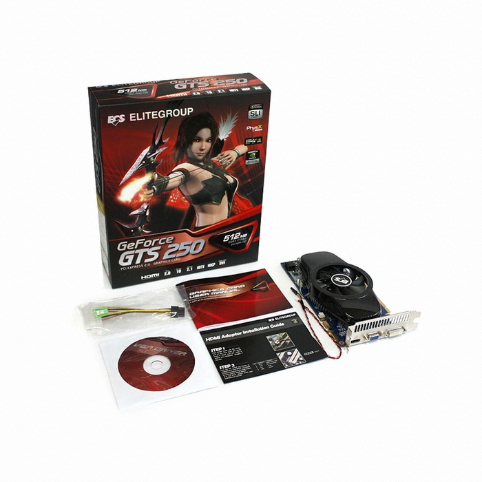 ECS 지포스 GTS250 GTS250E-512QX-F 512MB_이미지