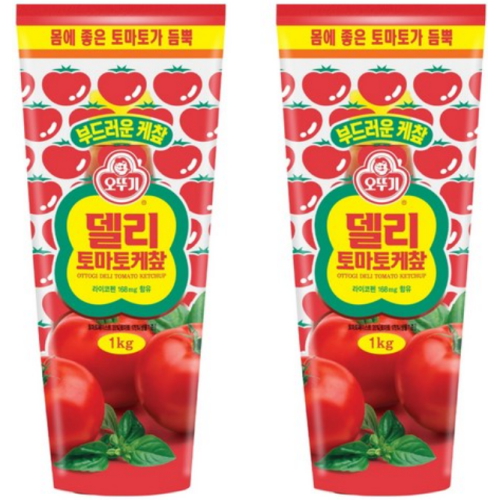 오뚜기 델리 토마토케찹 1kg (2개)