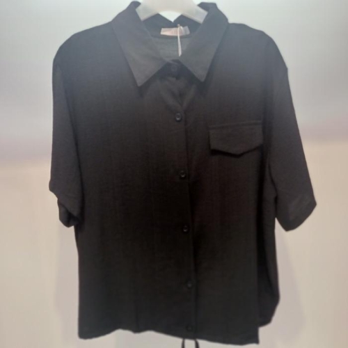 라티움 HC06 깔끔한 밑단 스트링 찰랑찰랑한 무지 카라 셔츠블라우스 T2423bl19B 15485892