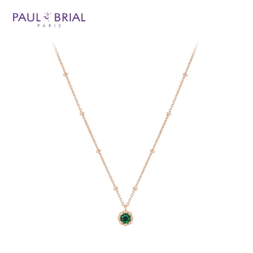 폴브리알  SILVER  PGSN005S 탄생석 목걸이  5월 에메랄드