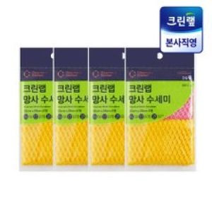 크린랲 망사 수세미 2매 X4개 / 6개_이미지