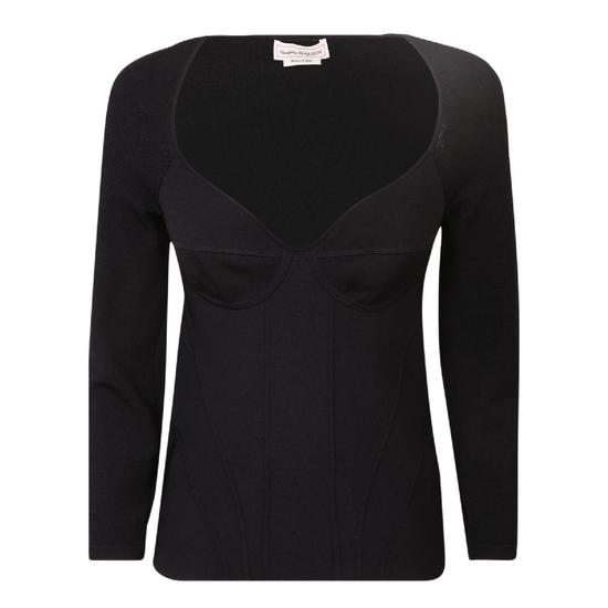 알렉산더맥퀸 Inserted bra detail 탑 698403Q1A0W1000 T