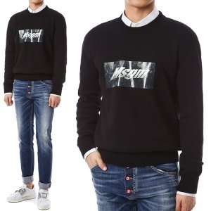 MSGM 시그니처 로고 워터풀 니트/2840MM138 207060 99
