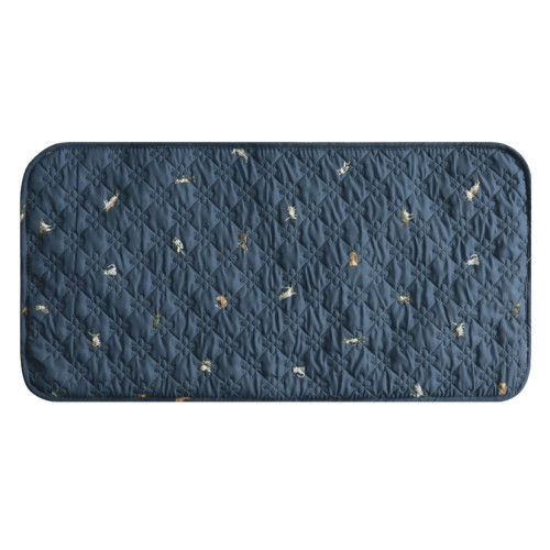 한일닷컴 낭만고양이 네이비 전기방석 (2인용, 87x44cm)