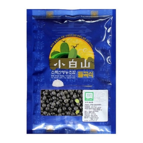 소백산 무농약 서리태 500g