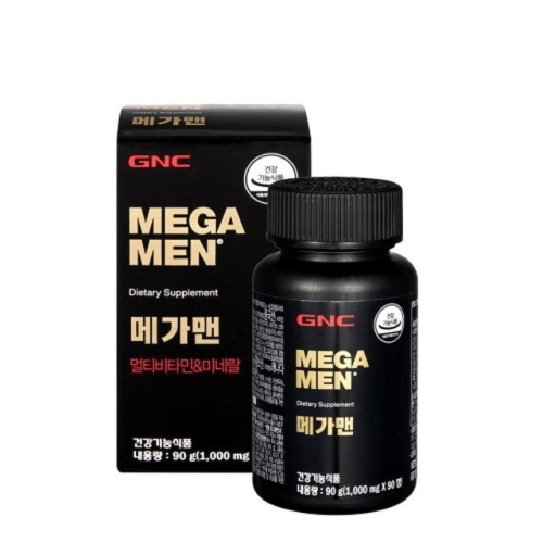GNC 메가맨 멀티비타민&미네랄 90정 (2개)_이미지